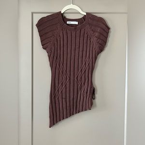 Zara asymmetrical top